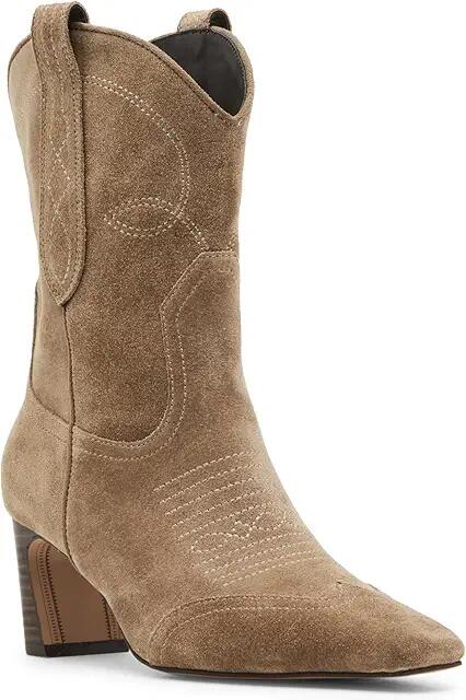 Steve Madden Josefine (Taupe Suede) Women's Boots Cover