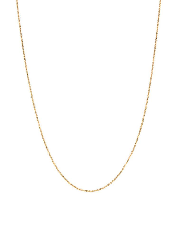 Saks Fifth Avenue Women's Build Your Own Collection 14K Yellow Gold Rope Chain Necklace - 1.3 Mm Cover