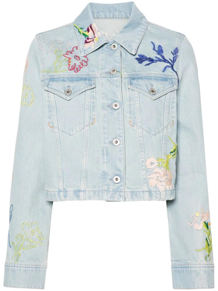 Kenzo Drawn Flowers denim jacket - Blue Cover