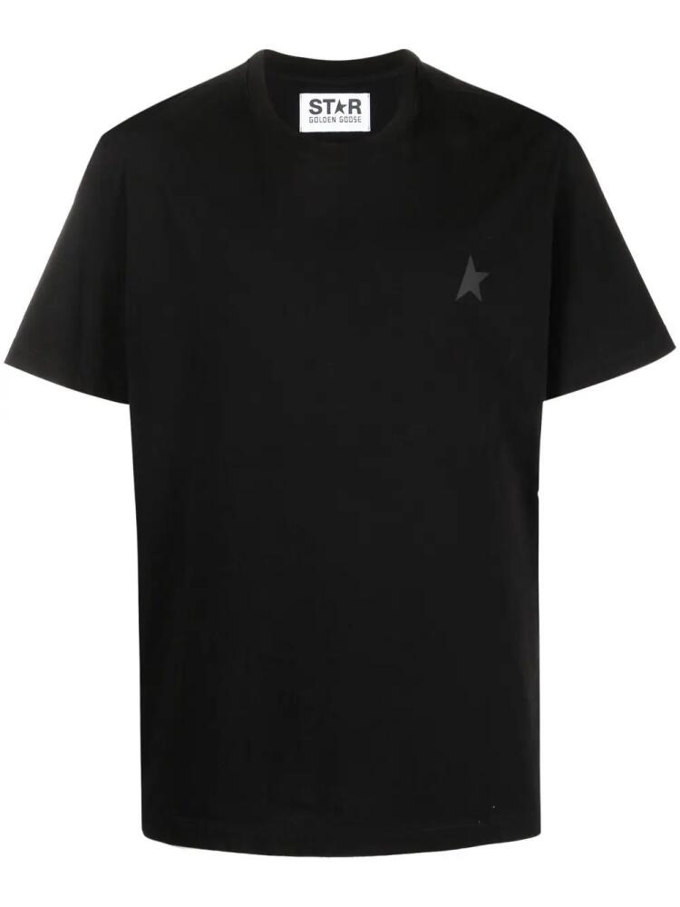 Golden Goose star-print cotton T-shirt - Black Cover