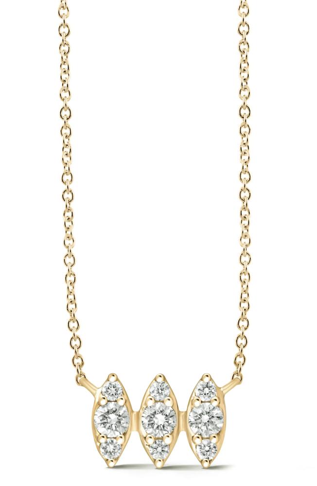 Dana Rebecca Designs Sophia Ryan Diamond Marquise Pendant Necklace in Yellow Gold/Diamond Cover