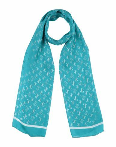 Jimmy Choo Woman Scarf Turquoise Silk Cover