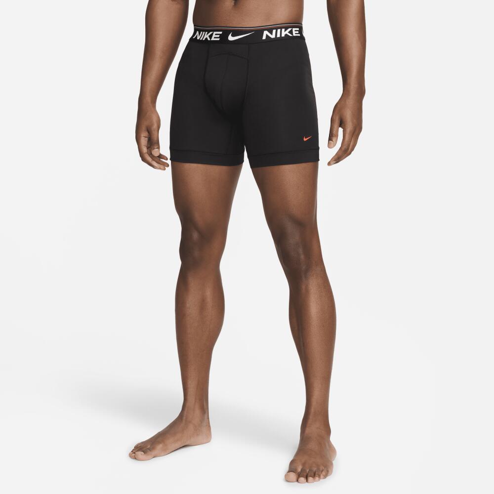 Nike Men's Dri-FIT Ultra Comfort Boxer Briefs (3-Pack) in Black Cover