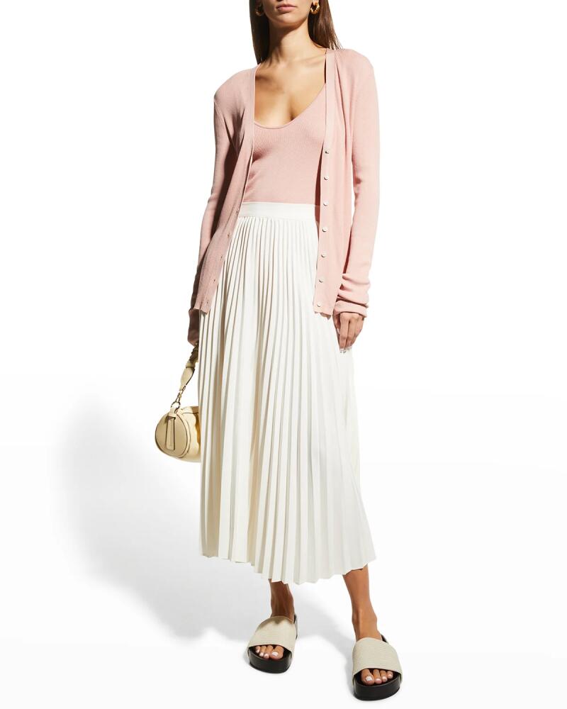 Co Pleated Midi Skirt Cover