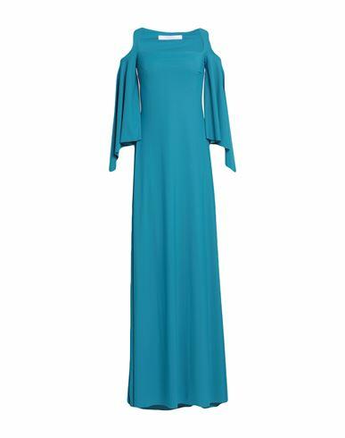 Chiara Boni La Petite Robe Woman Maxi dress Turquoise Polyamide, Elastane Cover