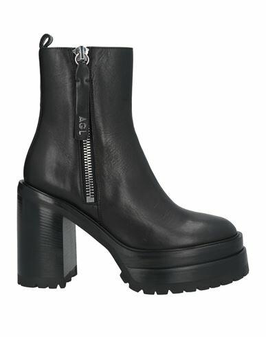 Agl Woman Ankle boots Black Calfskin Cover