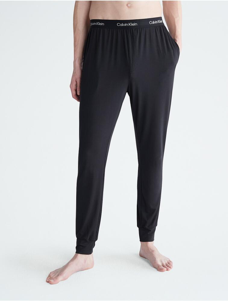 Calvin Klein Men's Ultra-Soft Modern Lounge Sleep Joggers - Black Cover