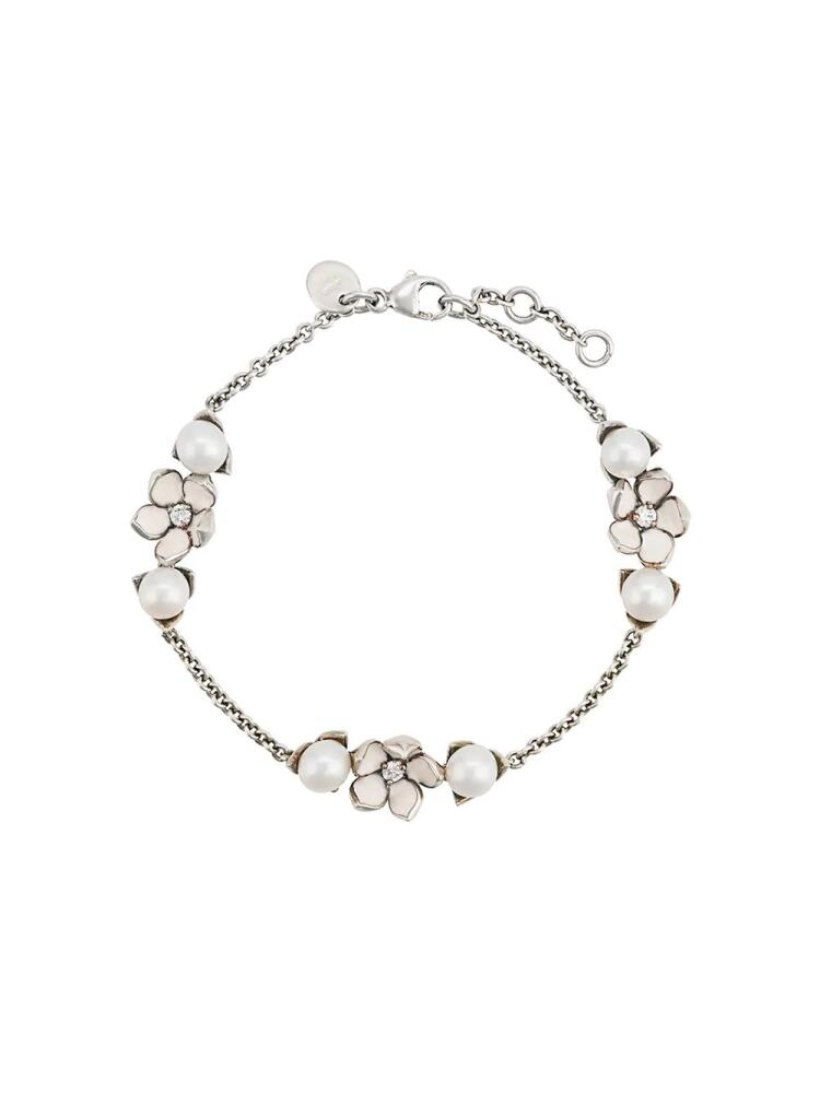 Shaun Leane Cherry Blossom pearl and diamond bracelet - Silver Cover