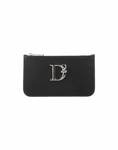 Dsquared2 Woman Wallet Black Calfskin Cover