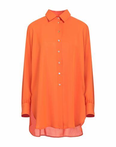 Rue Du Bac Woman Shirt Orange Polyester Cover