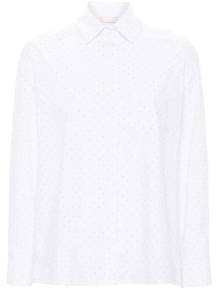 LIU JO studded shirt - White Cover