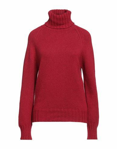 Aragona Woman Turtleneck Burgundy Cashmere Cover