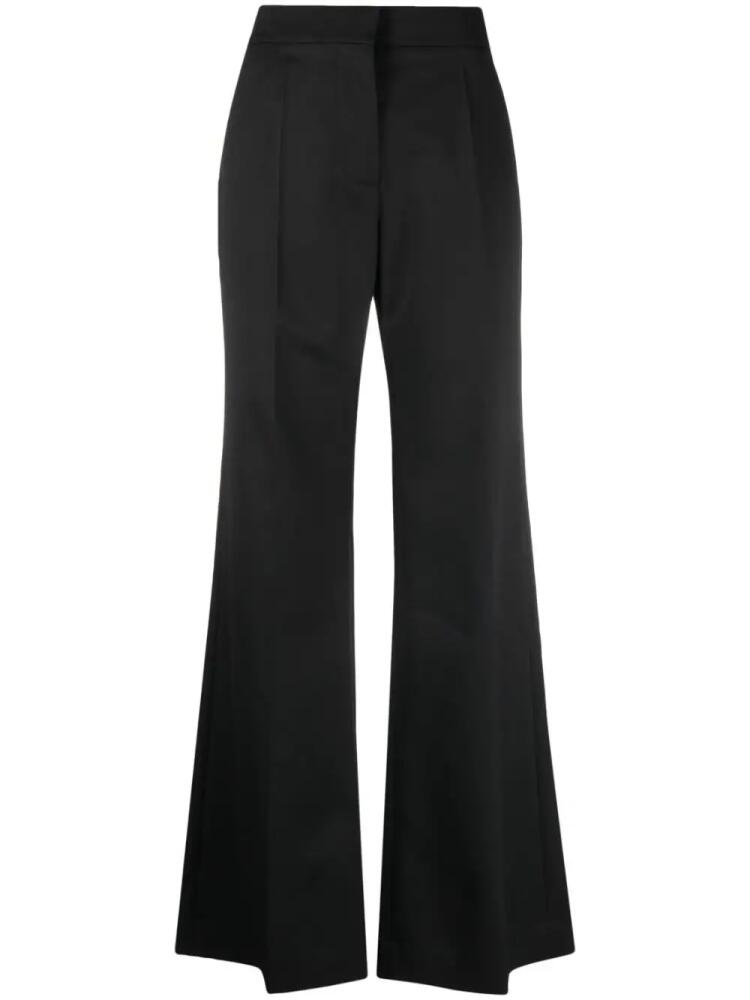 Givenchy flared wool-mohair trousers - Black Cover