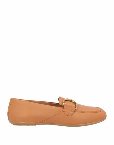 Geox Woman Loafers Camel Soft Leather Cover