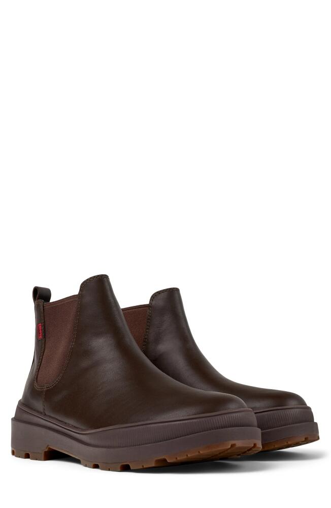 Camper Brutus Trek Waterproof Chelsea Boot in Dark Brown Cover