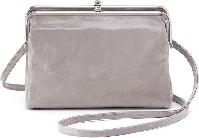 HOBO Lauren Crossbody (Light Grey) Cross Body Handbags Cover