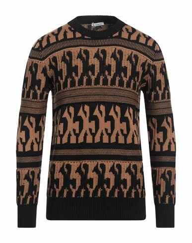 Paolo Pecora Man Sweater Camel Virgin Wool Cover