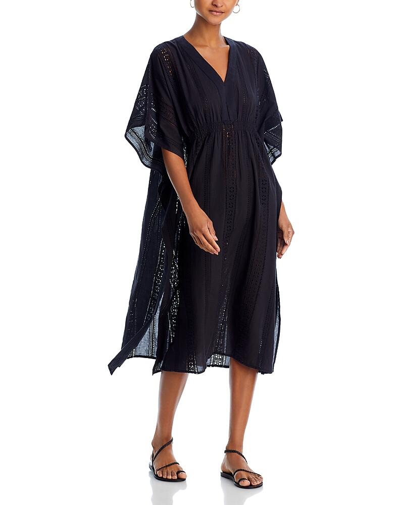 Echo Eyelet Caftan Swim Cover-Up Cover