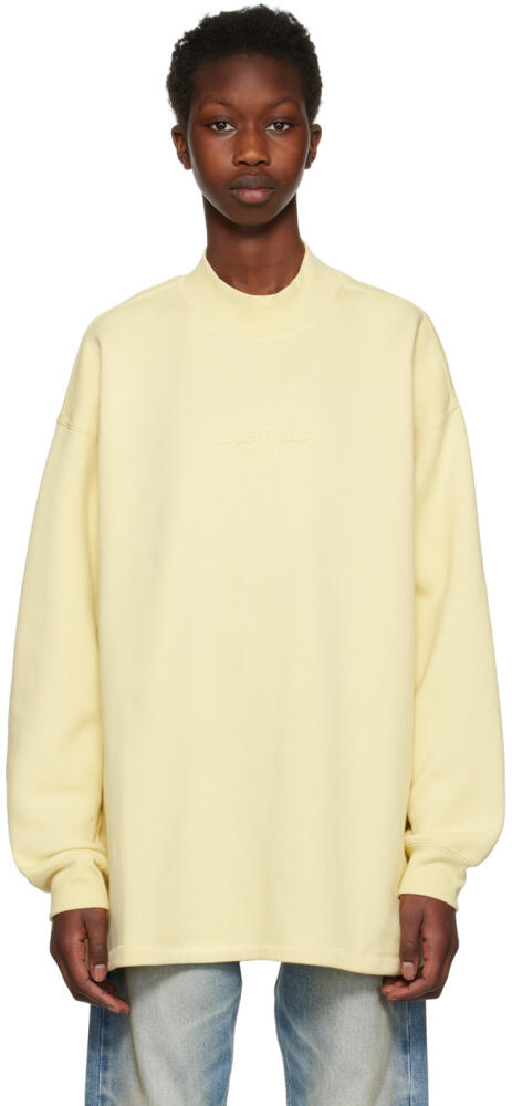 Fear of God ESSENTIALS Yellow Relaxed Sweatshirt Cover