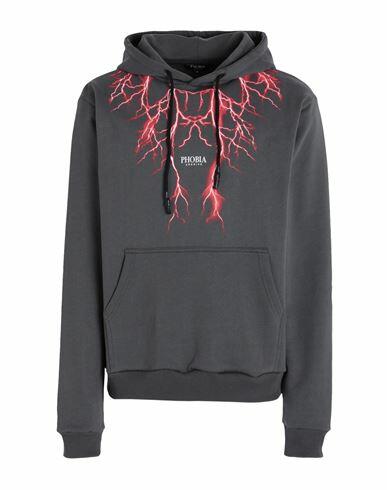 Phobia Archive Hoodie With Lightning Man Sweatshirt Lead Cotton Cover