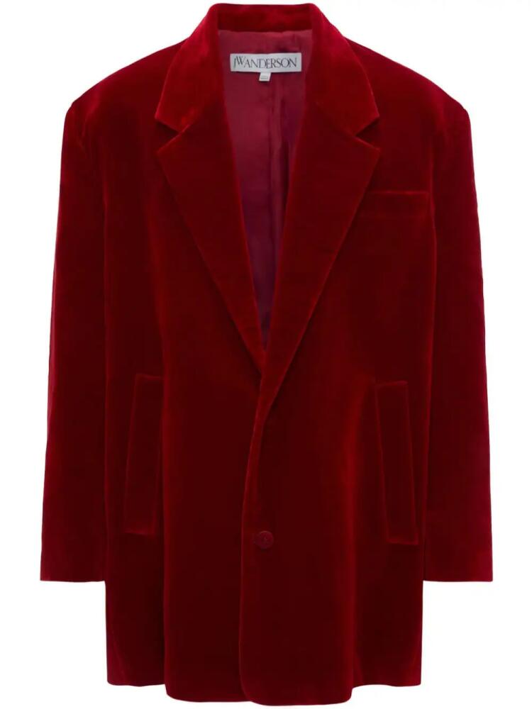 JW Anderson velvet blazer - Red Cover