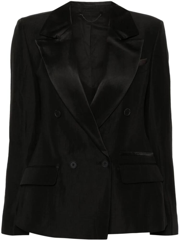 AllSaints Eve double-breasted blazer - Black Cover