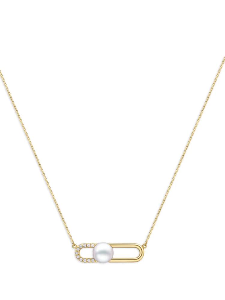 TASAKI 18kt yellow gold Collection Line Fine Link pearl necklace Cover