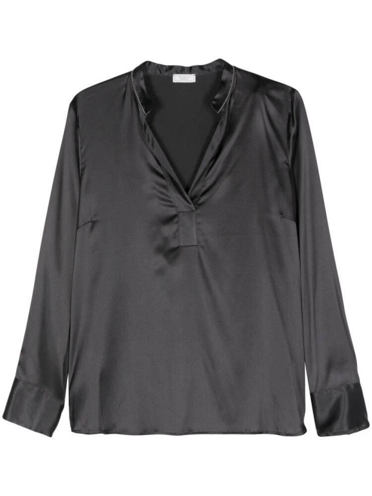 Peserico Punto Luce-chain blouse - Grey Cover