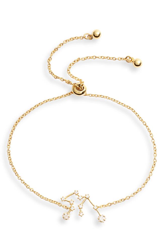 Sterling Forever Zodiac Bracelet in Gold Aquarius Cover