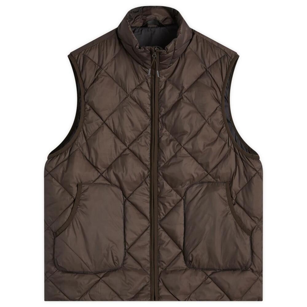 Hiking Patrol Men's Lightweight Down Vest in Dark Brown Cover