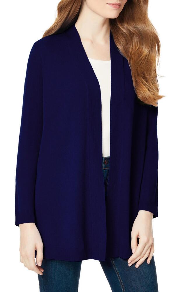 Jones New York Open Front Cardigan in Collection Navy Cover