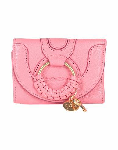 See By Chloé Woman Wallet Pink Goat skin Cover