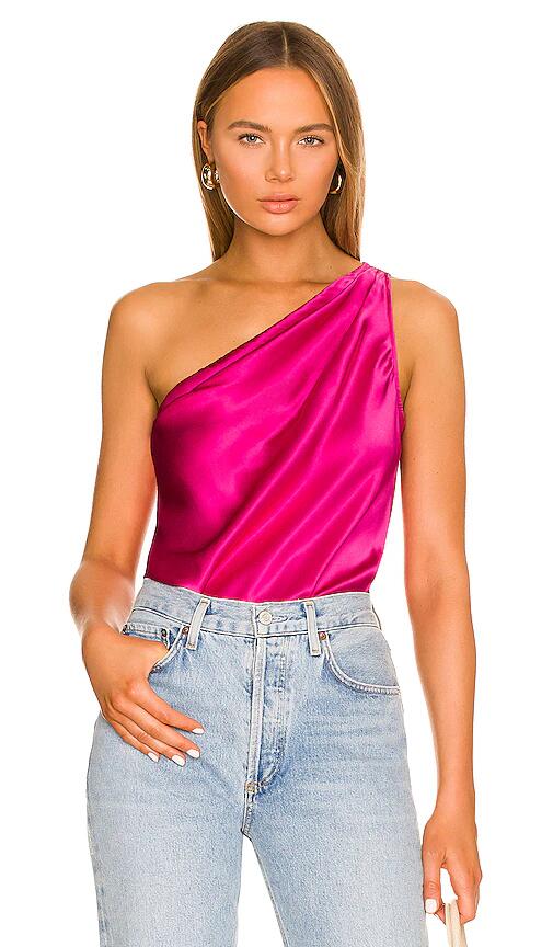 CAMI NYC Darby Bodysuit in Fuchsia Cover