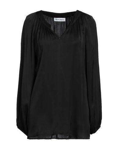 Brand Unique Woman Top Black Viscose Cover