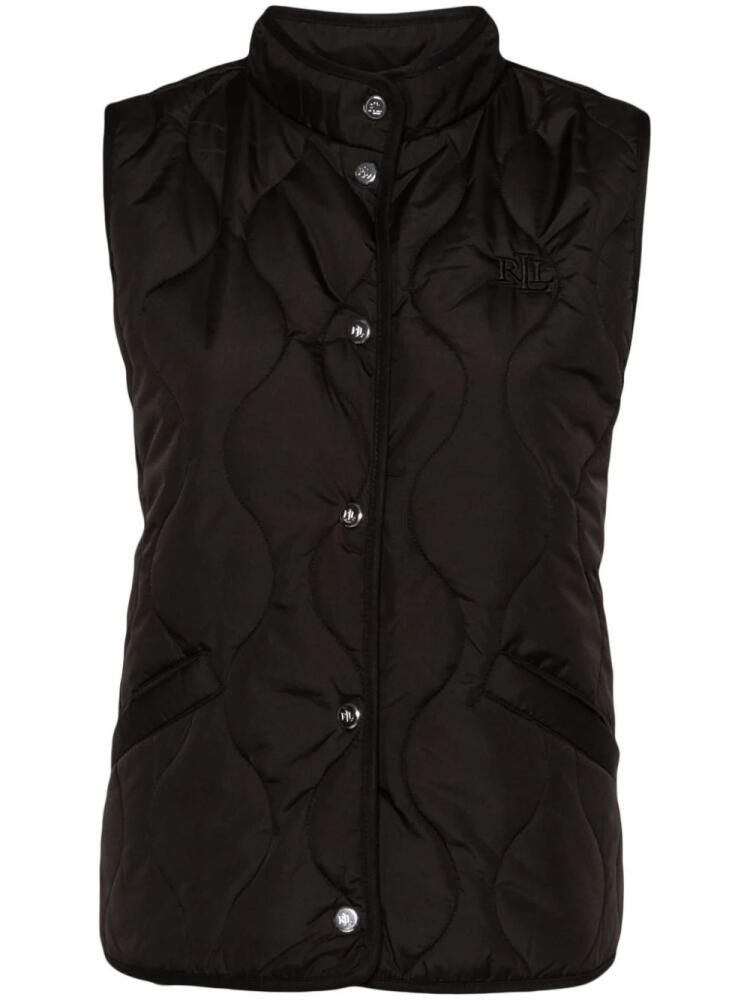 Lauren Ralph Lauren mock-neck quilted gilet - Black Cover