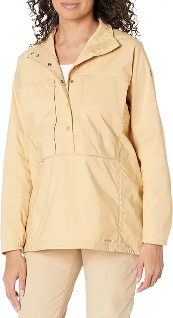 Fjallraven Abisko Hike Anorak (Dune Beige) Women's Clothing Cover