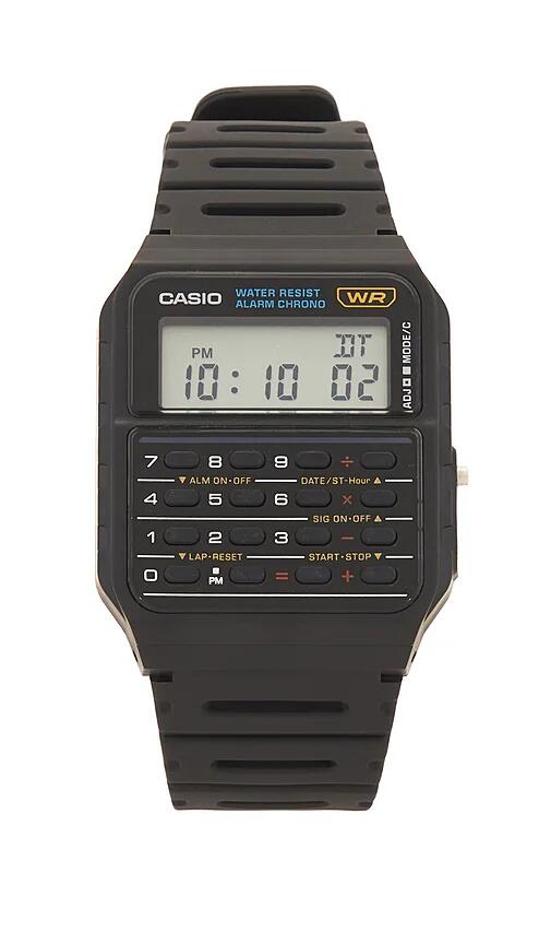 Casio Vintage CA53 Watch in Black Cover