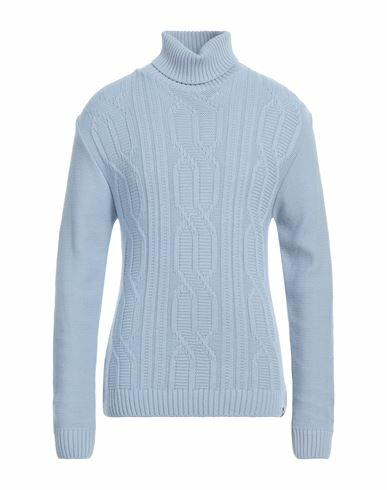 Why Not Brand Man Turtleneck Sky blue Acrylic, Wool Cover