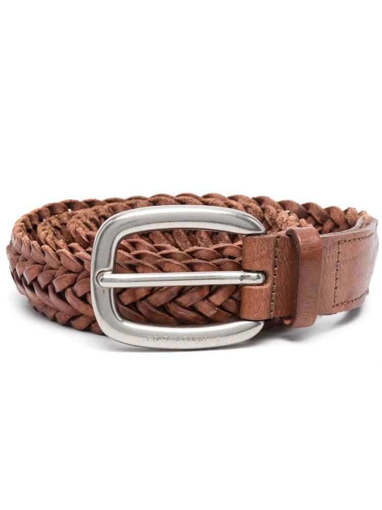 Golden Goose interwoven-design belt - Brown Cover