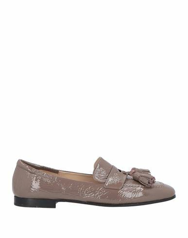 Pomme D'or Woman Loafers Grey Leather Cover