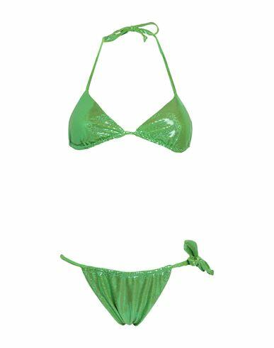 Anjuna Woman Bikini Light green Polyester, Elastane Cover