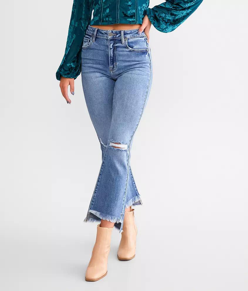 HIDDEN Happi Cropped Flare Stretch Jean Cover