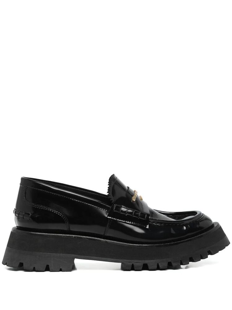 Alexander Wang Carter lug-sole box loafers - Black Cover