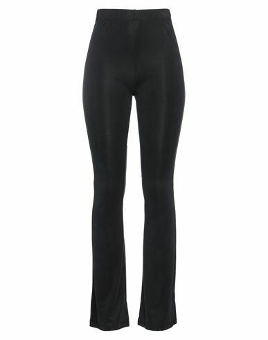 Mm6 Maison Margiela Woman Pants Black Cupro, Elastane Cover