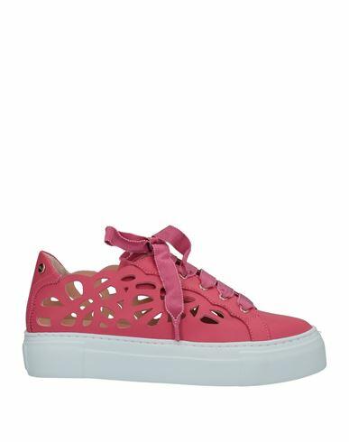 Agl Woman Sneakers Coral Cowhide Cover