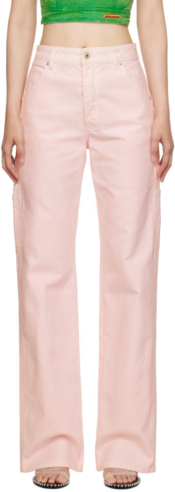 Heron Preston Pink Carpenter Trousers Cover