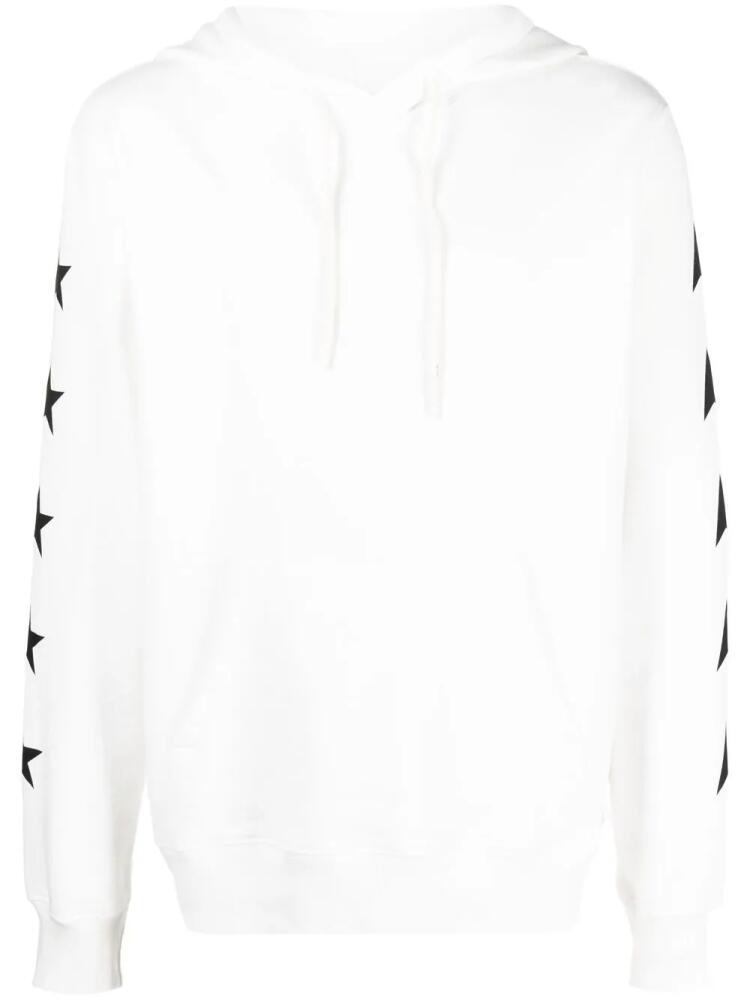 Golden Goose star-print pullover hoodie - White Cover