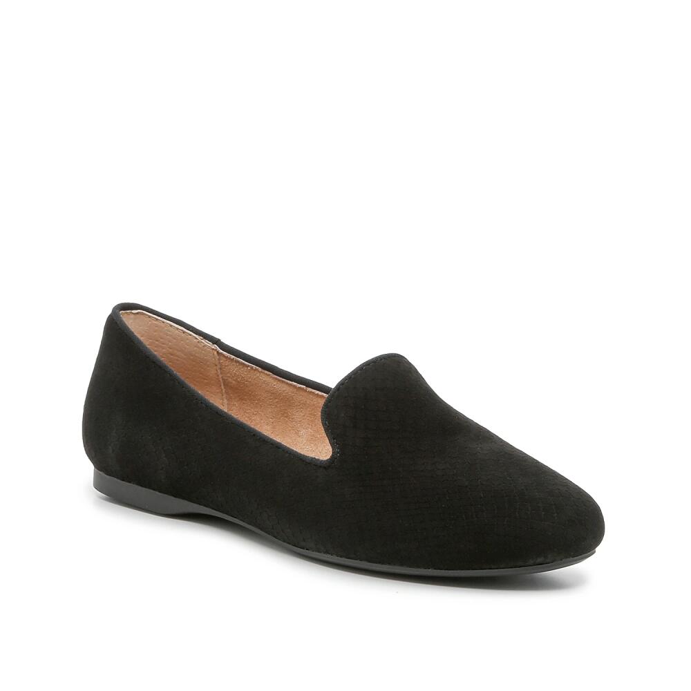 Kelly & Katie Wide Width Peyton Loafer | Women's | Black Leather Cover