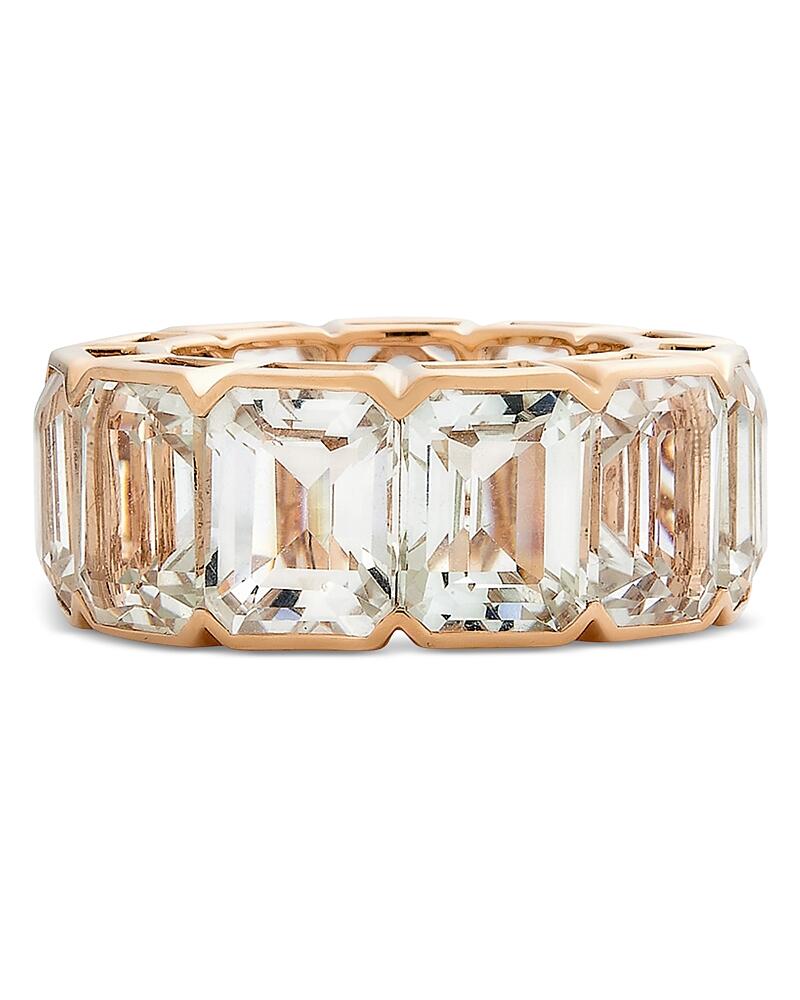 Piranesi 18K Rose Gold Pietra White Topaz Eternity Ring Cover