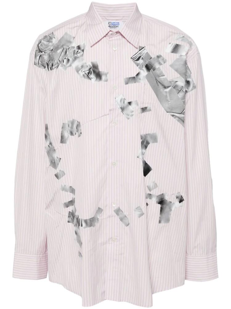 Doublet appliquéd shirt - Pink Cover